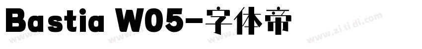 Bastia W05字体转换